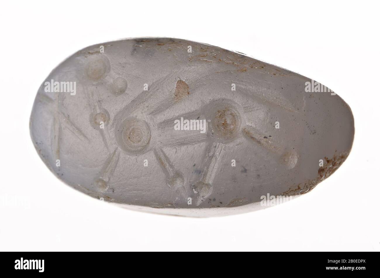 tools, stone, crystal, D 2.1 cm, Iran Stock Photo
