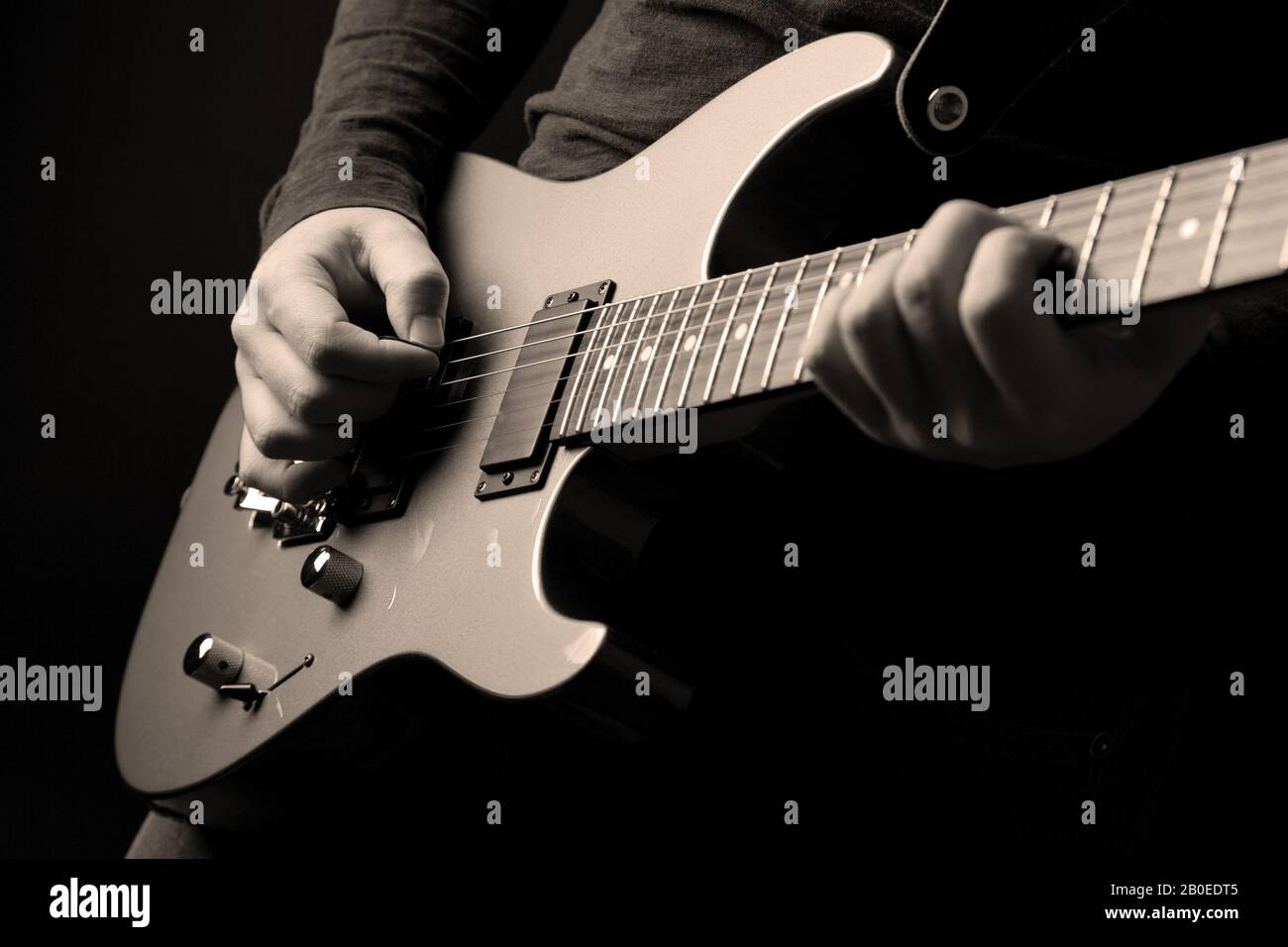 Man guitar in hand hi-res stock photography and images - Alamy