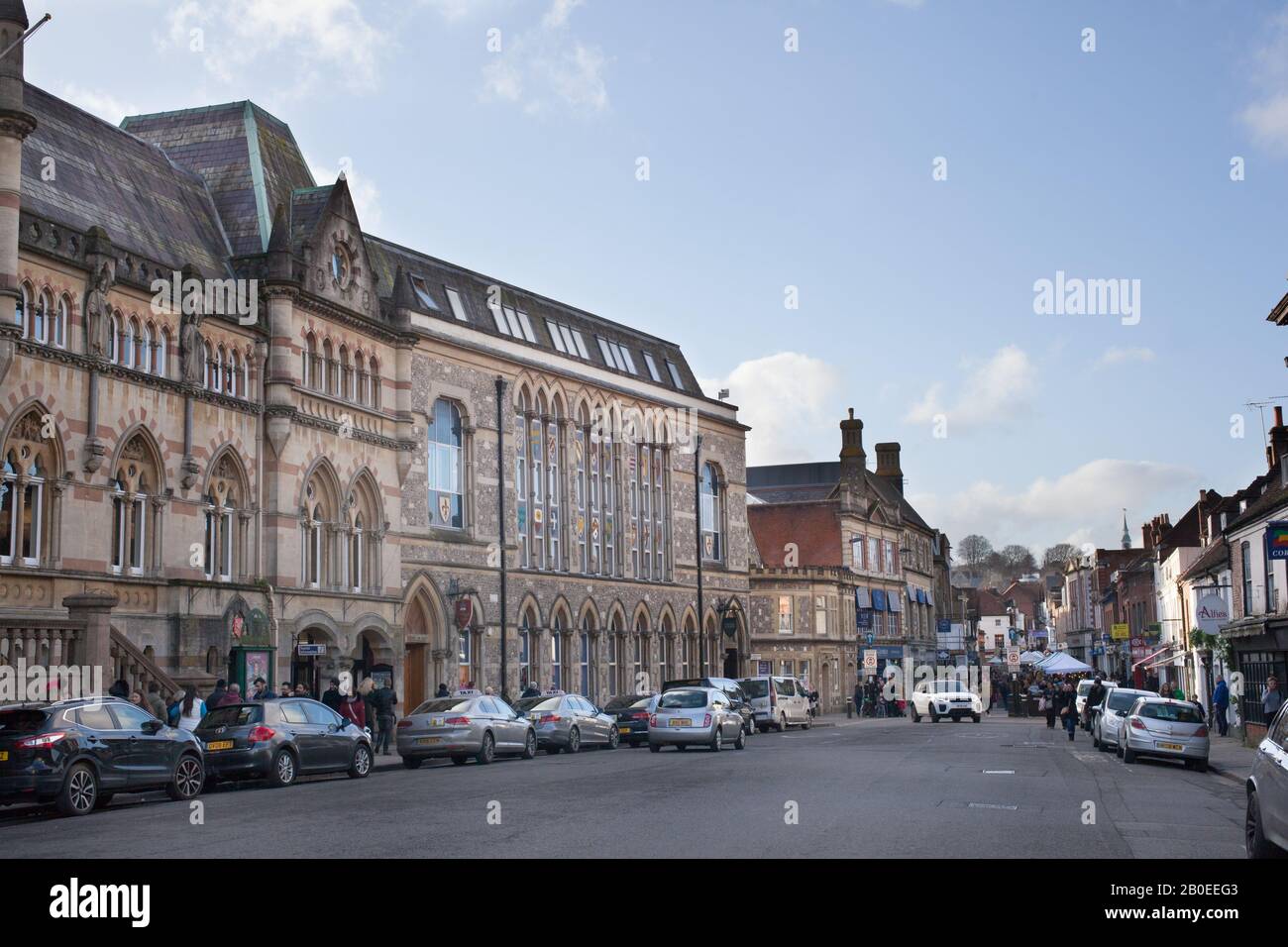The Guildhall in Winchester, Hampshire, UK Stock Photo