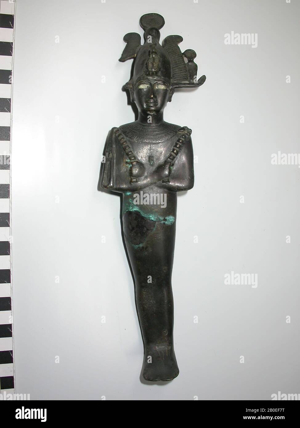 Osiris, standing, bronze, god, bronze, 25 cm, Late Period, Egypt Stock Photo