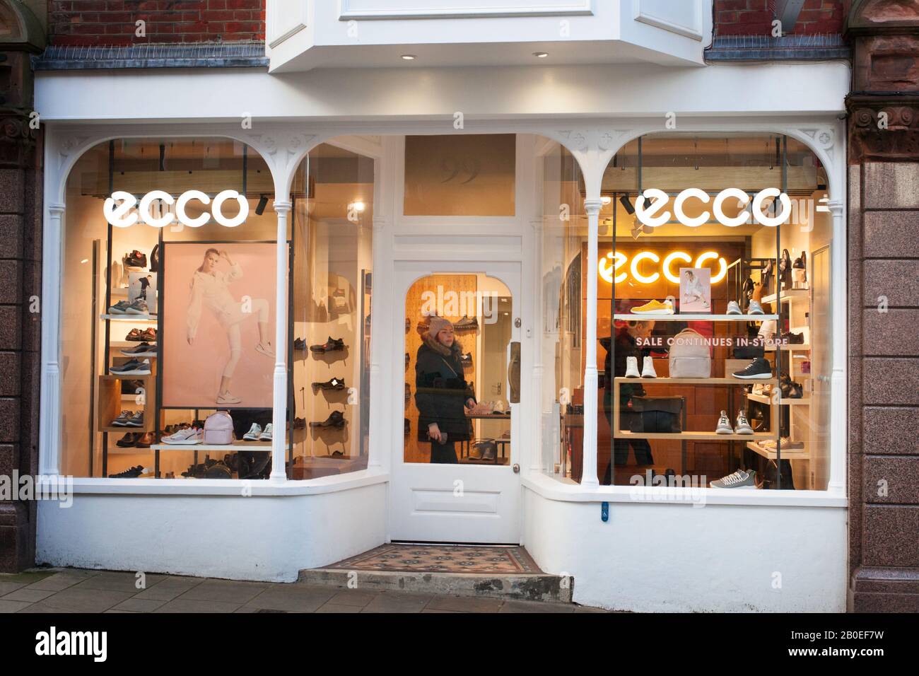 The shoe shop Ecco in Winchester, UK Stock Photo - Alamy