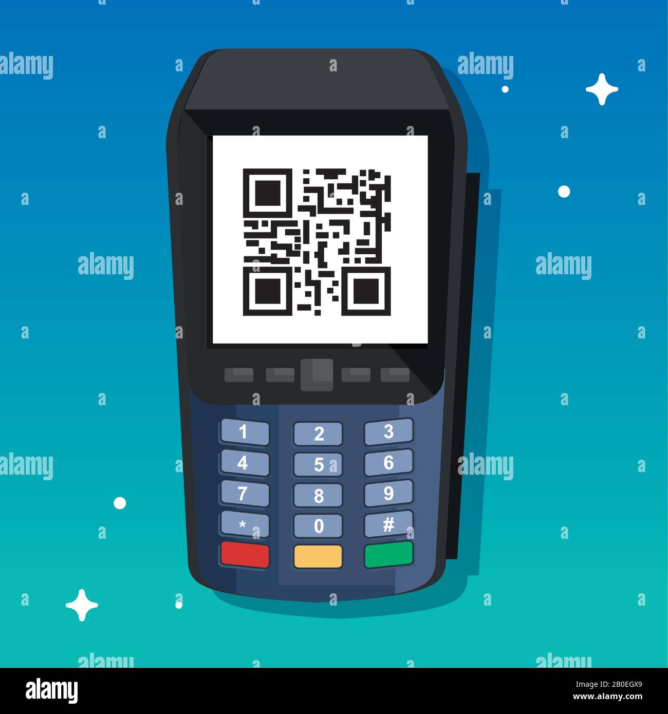 Scan qr code ecommerce Stock Vector Images - Alamy