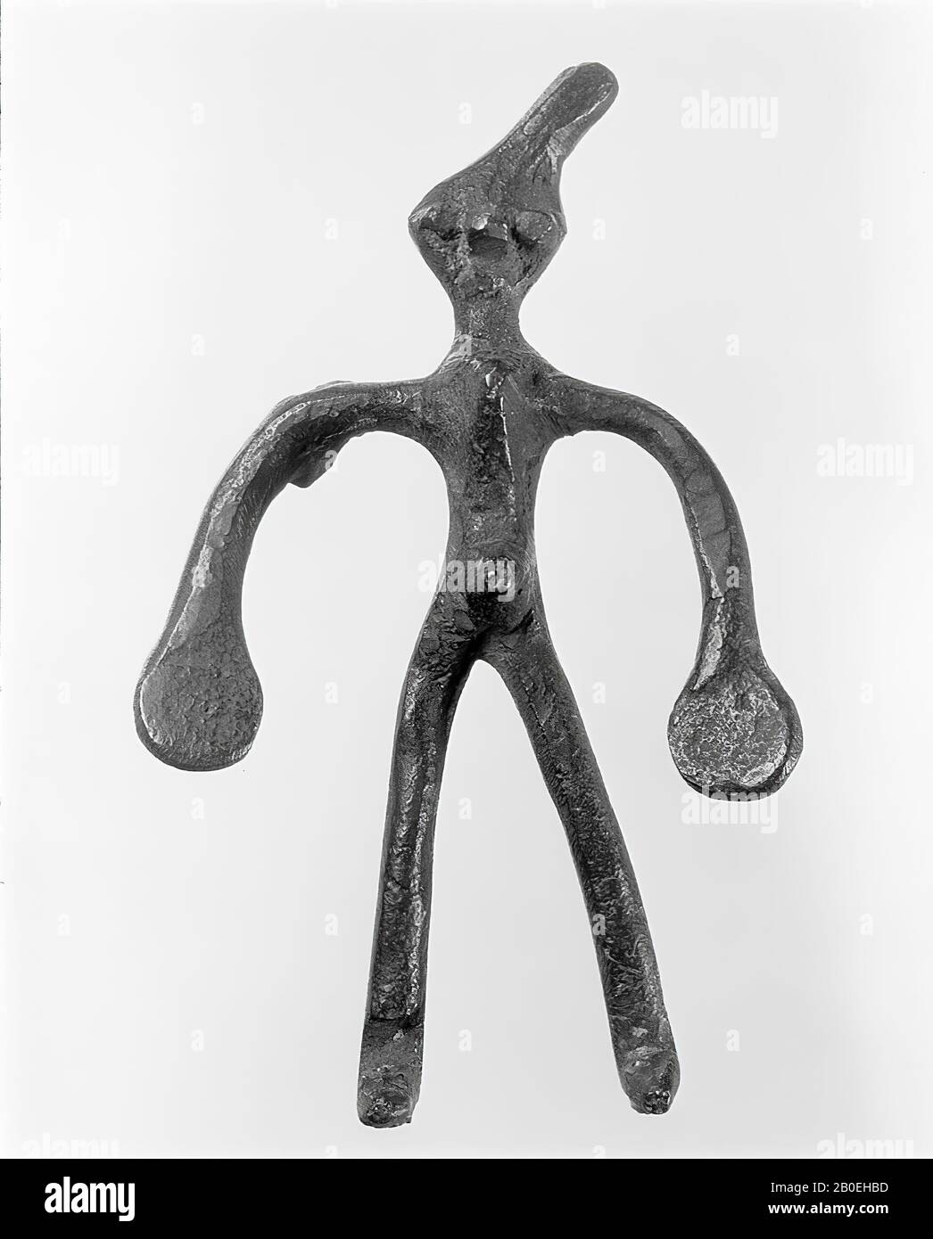 Classical antiquity, statuette, bronze, 8.8 x 5.3 x approx. 1.5 cm