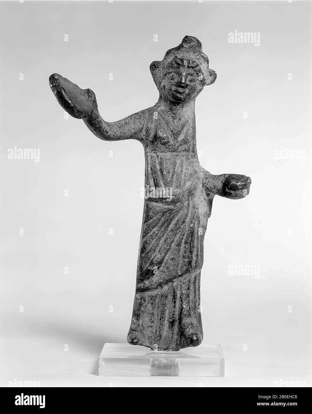 Classical antiquity, statuette, bronze, 11 x 7 x ca. 3 cm, Location