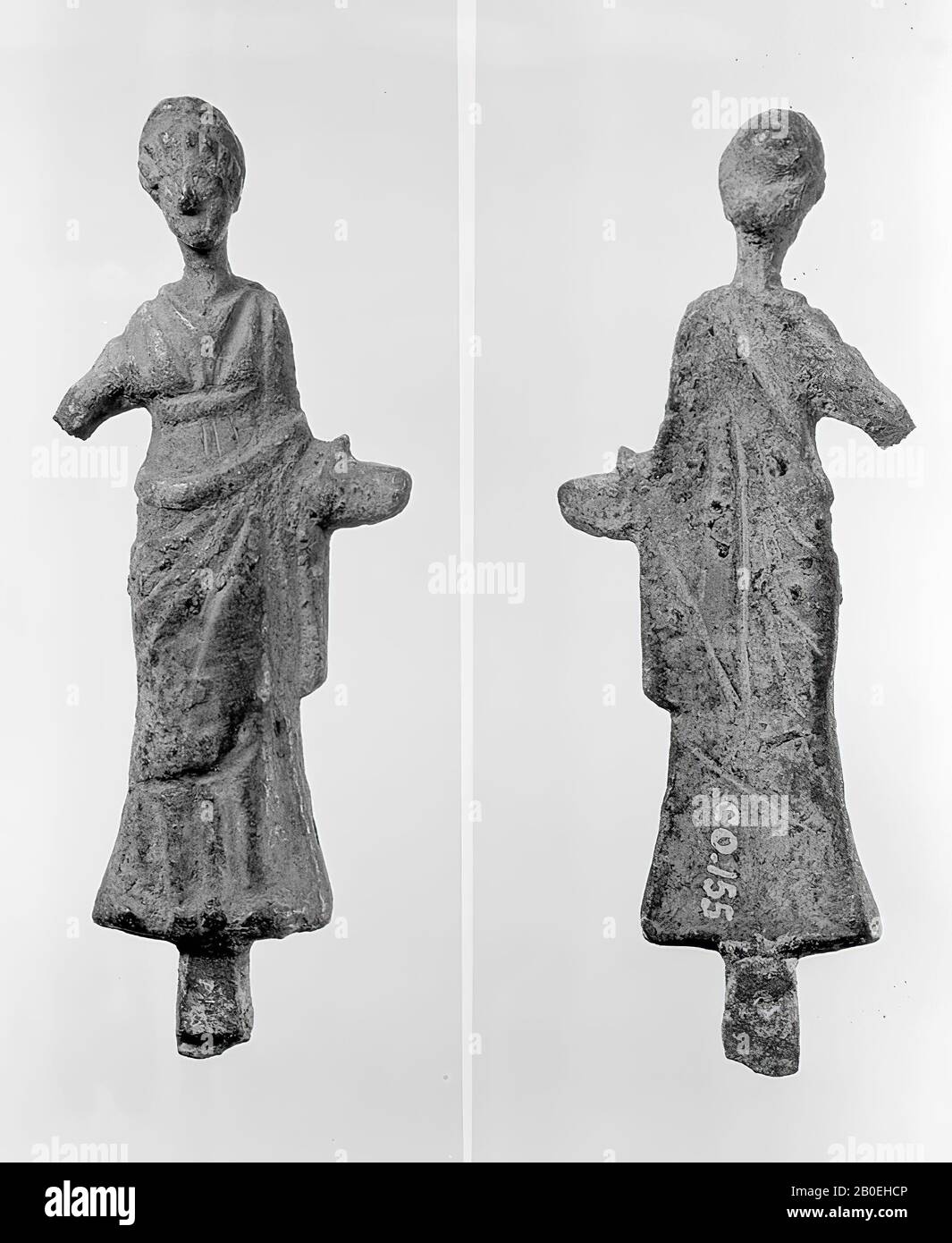 Classical antiquity, statuette, bronze, 8.5 x 3 x 1 cm, Location, Italy