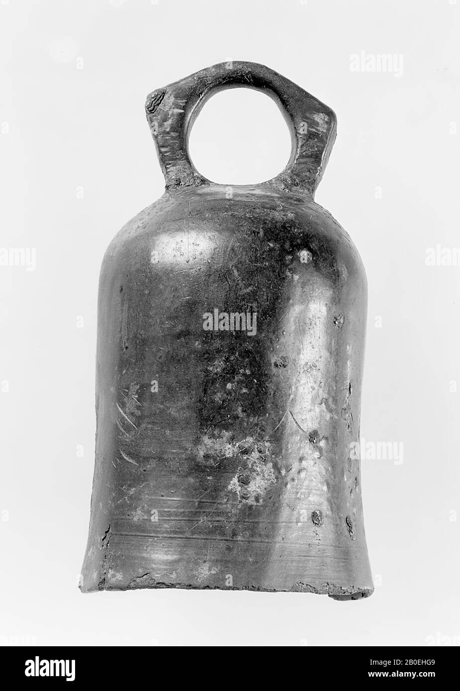 Classical antiquity, bell, bronze, 8.5 cm, ø 4.5 cm, Location, Italy
