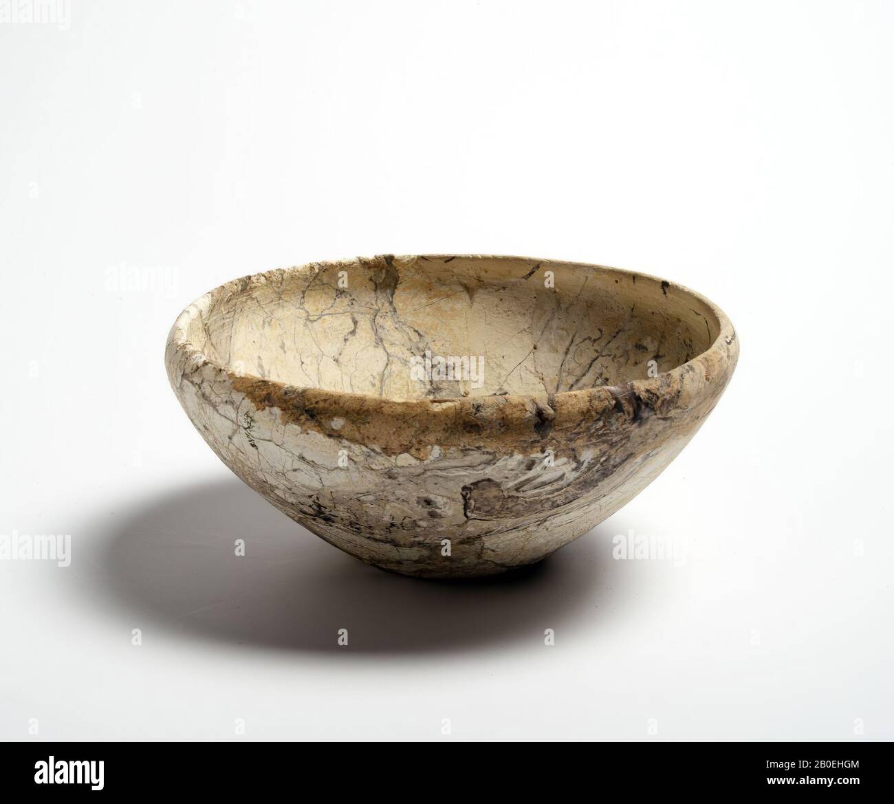 bowl, type T 14, bowl, dolomite, 6,1 x 13,7 cm, Archaic Period, Egypt Stock Photo