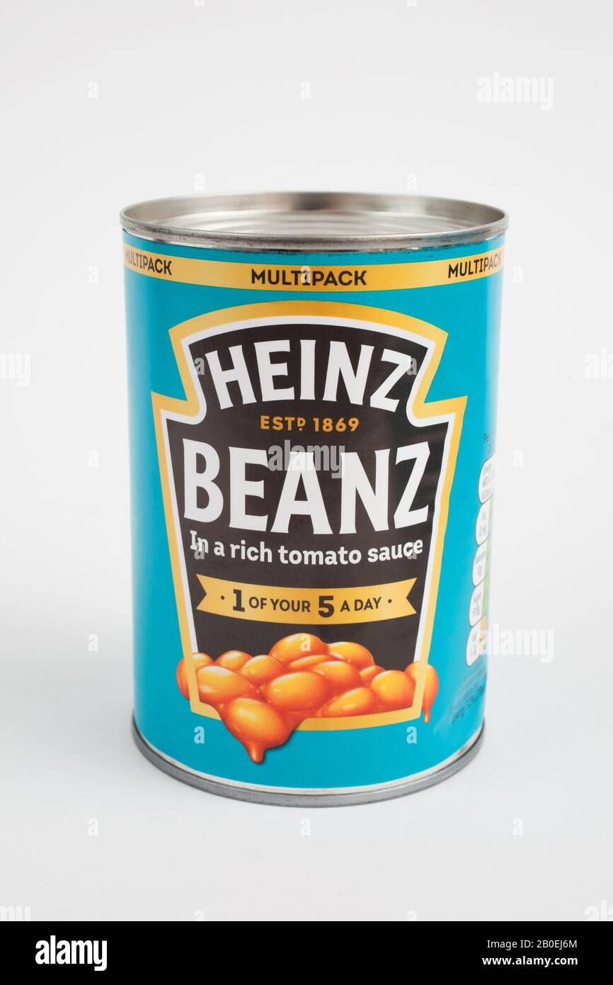 A tin of Heinz Baked Beans Stock Photo