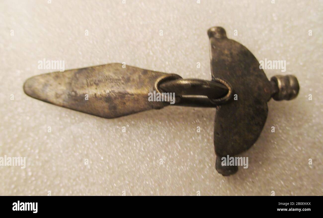 fibula, metal, silver, L. 5.1 cm, Russia Stock Photo - Alamy