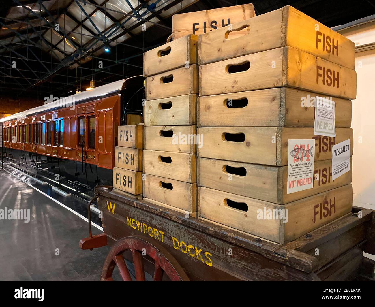 Wooden fish boxes hires stock photography and images Alamy