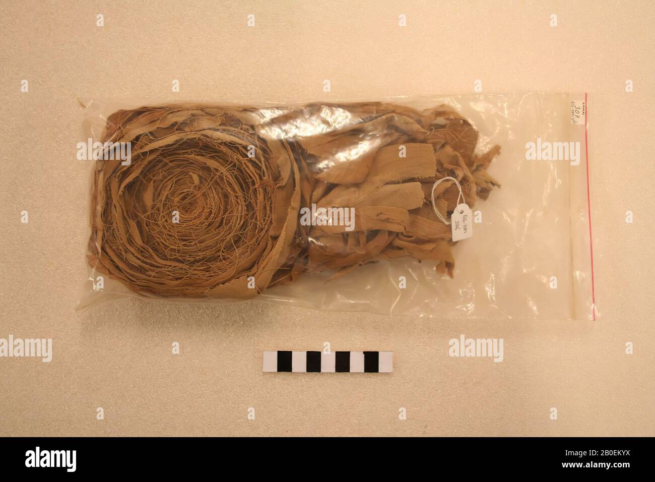 Egypt, bandage, fabric, linen, width, 2.5 cm, Location, Egypt Stock Photo