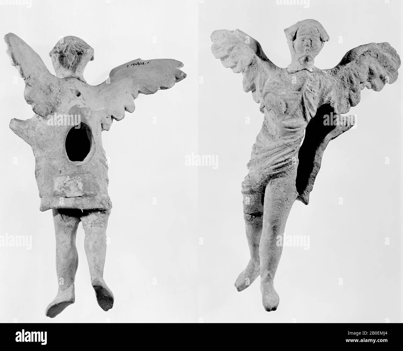 figurine, earthenware, terracotta, 14 cm, hellenistic -150 Stock Photo