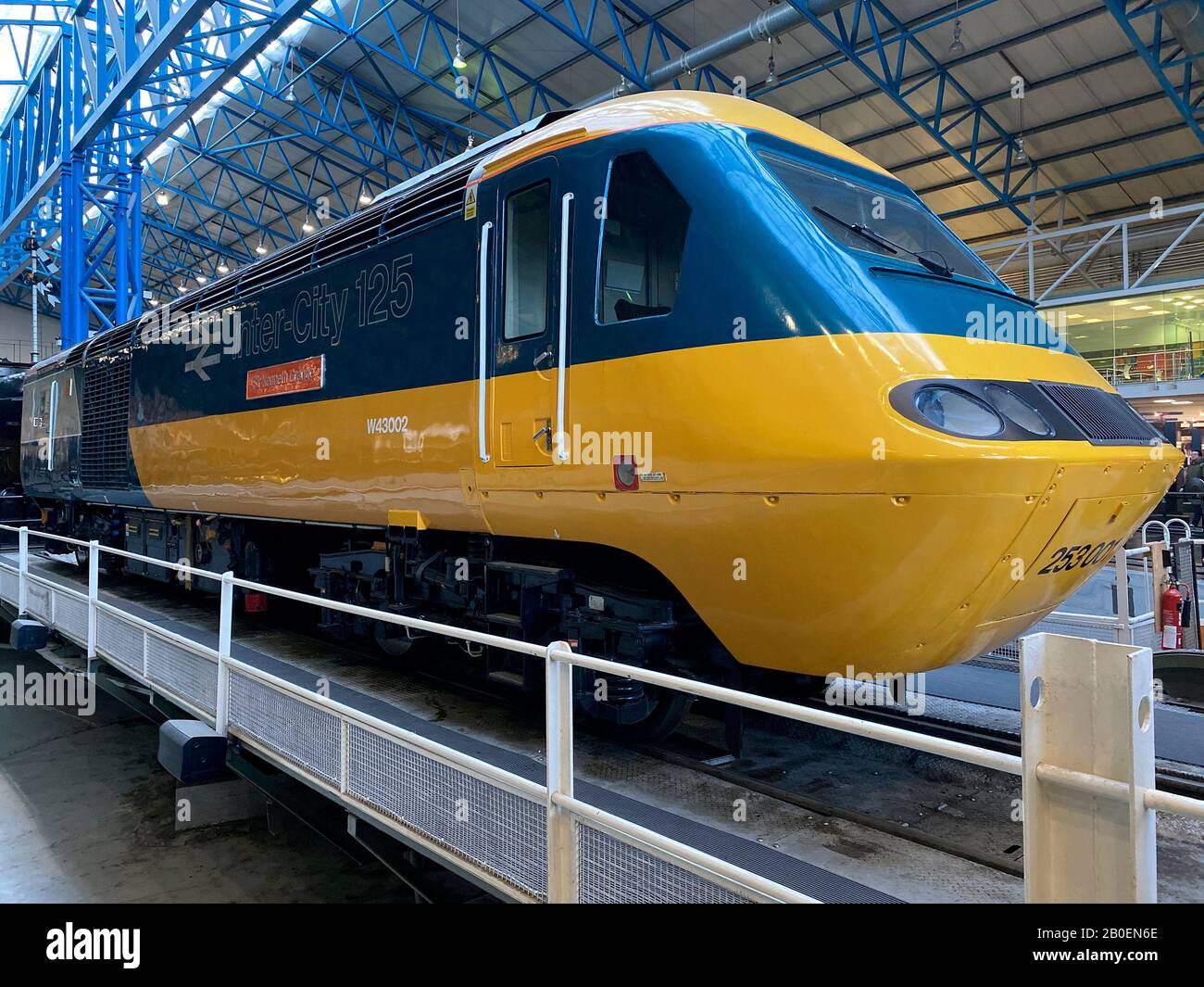 The InterCity 125 or High Speed Train is a diesel-powered