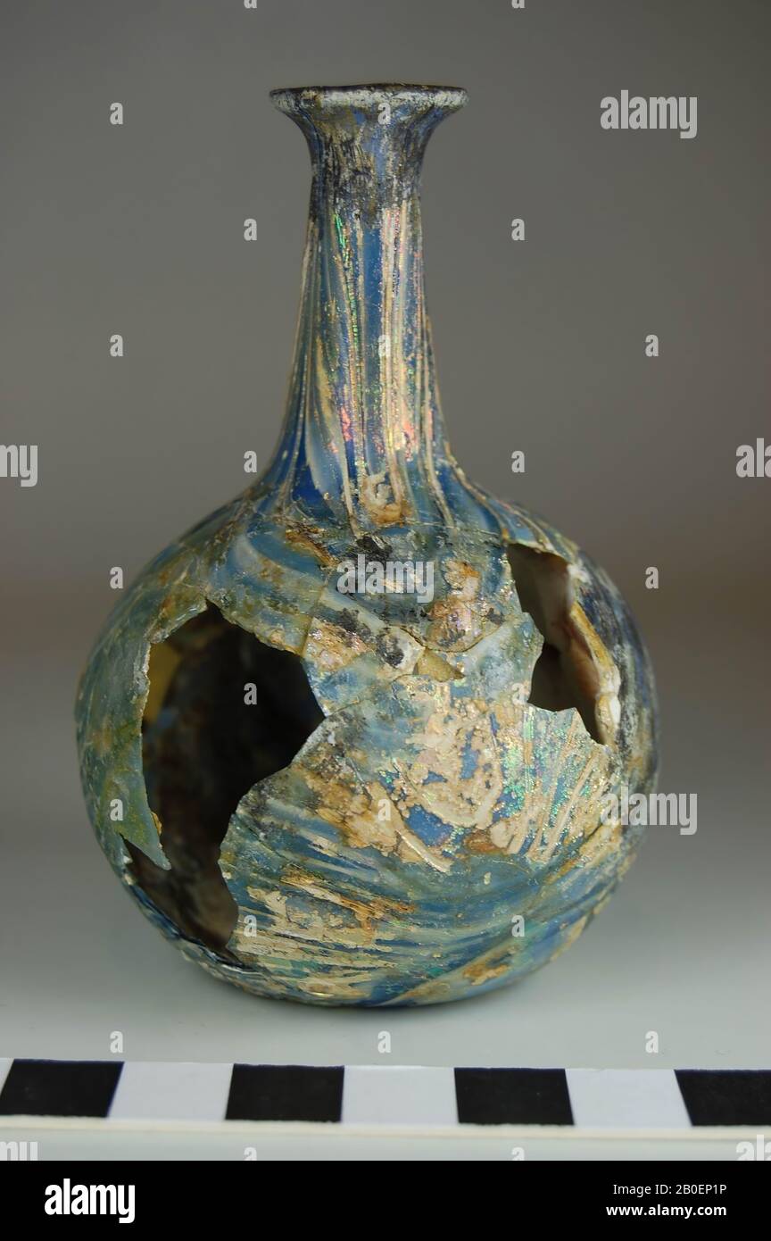 Classical antiquity, bottle, glass, 9 cm Stock Photo Alamy