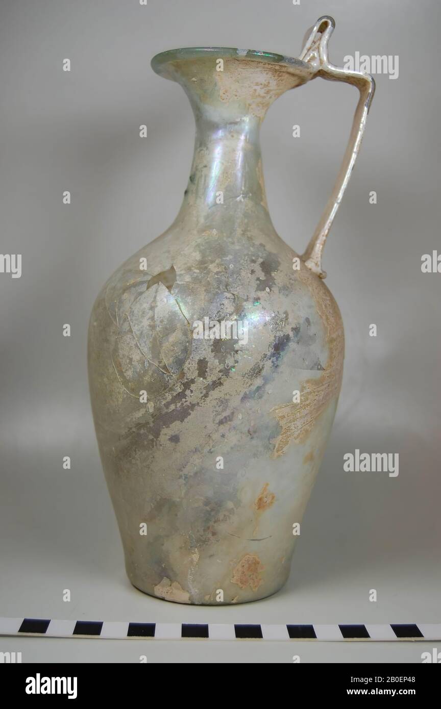 Classical antiquity, jug, glass, 23.5 cm, Location, Russia Stock Photo