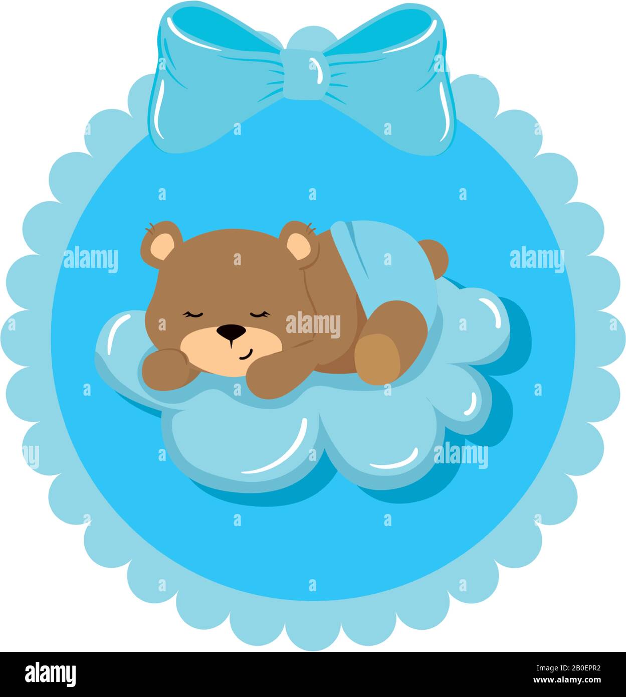 cute teddy bear female in lace frame Stock Vector Image & Art - Alamy