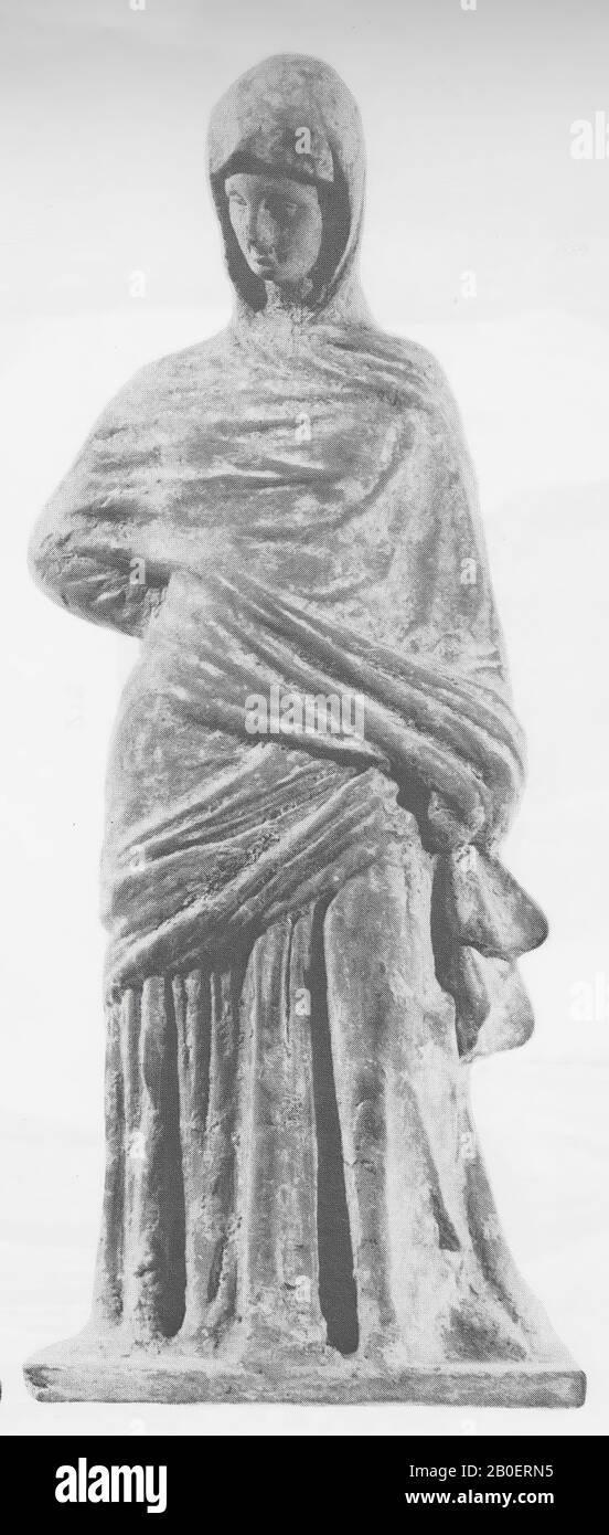 Boeotically hellenistic terracotta figurine Stock Photo