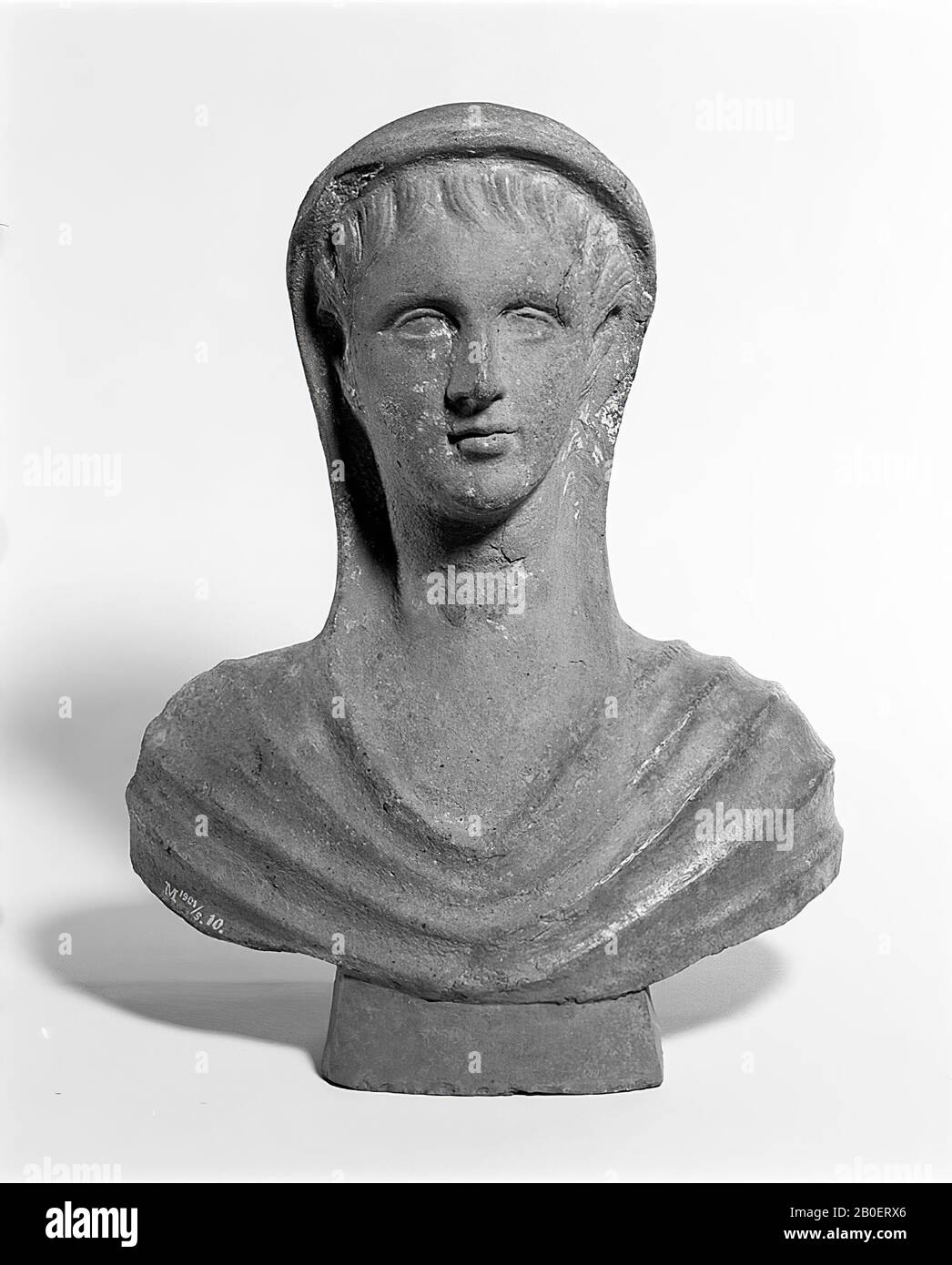 votive bust, earthenware, terracotta, 45 cm, 600-400 BC, Hungary Stock Photo