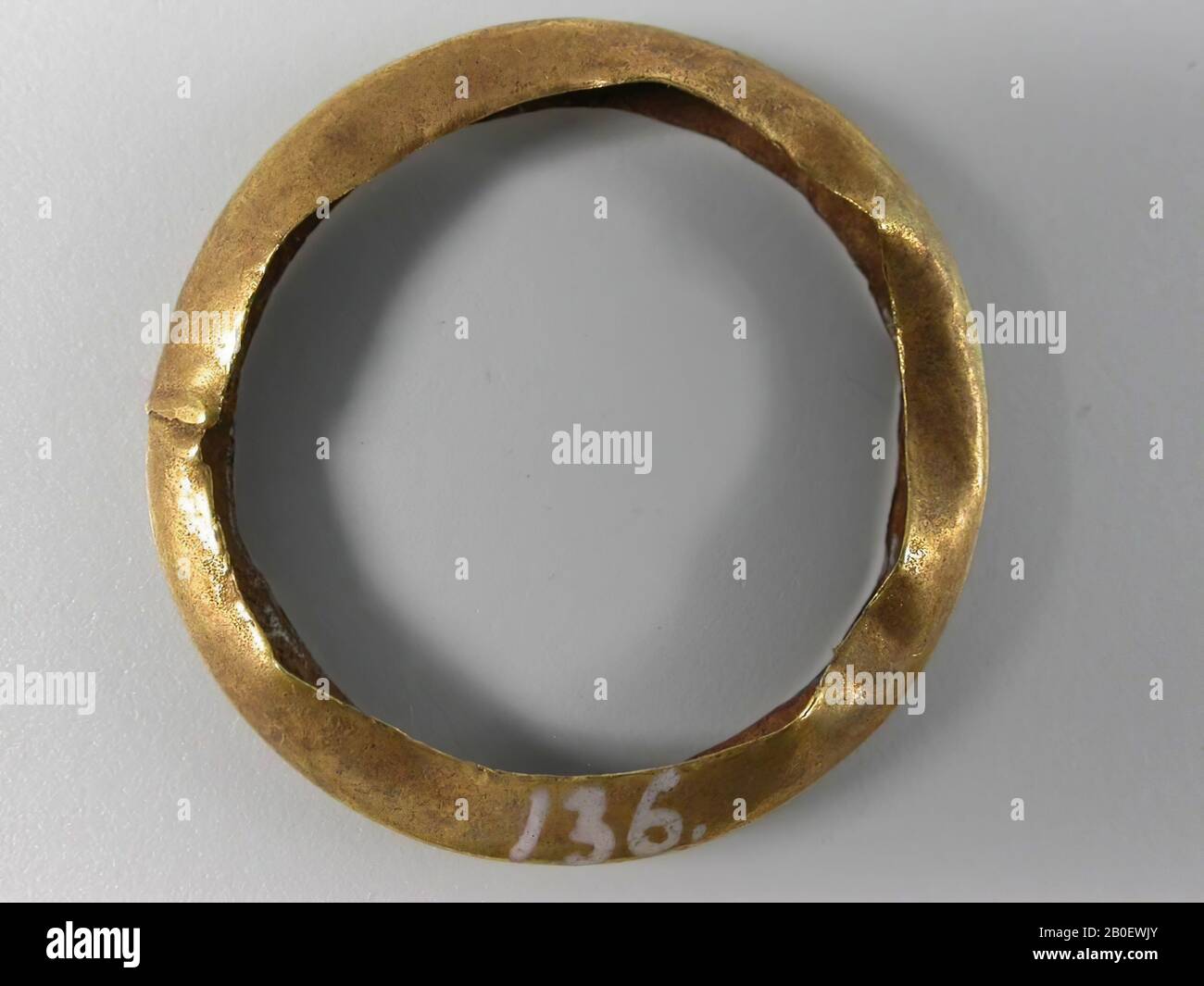 Egypt, ring, gold, diam., 2.2 cm, Location, Egypt Stock Photo