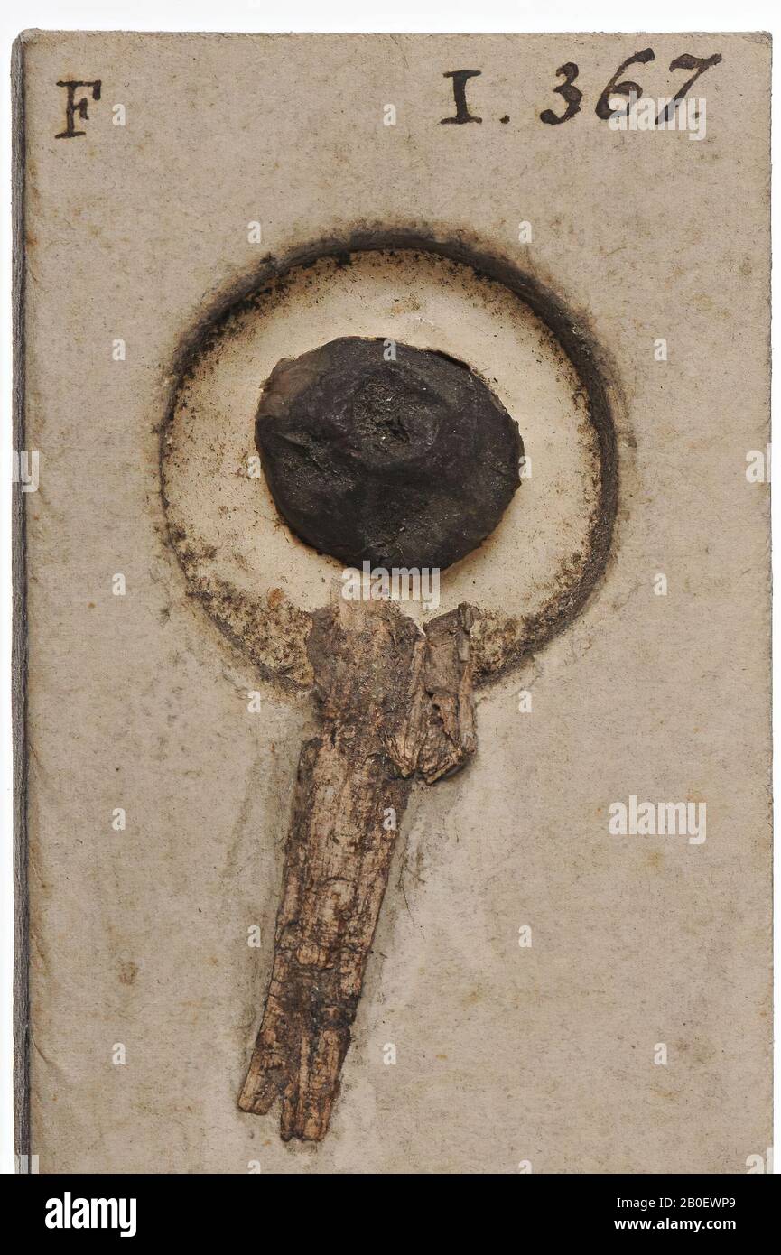 seal impression, seal, clay, New Kingdom, 19th Dynasty, Egypt Stock Photo