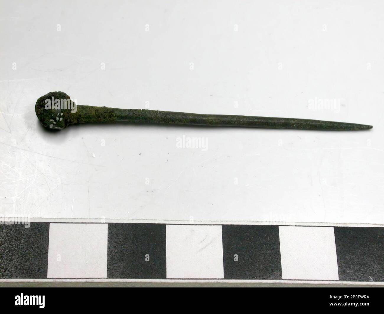 pin, pin, bronze, length: 6.4 cm, Egypt Stock Photo