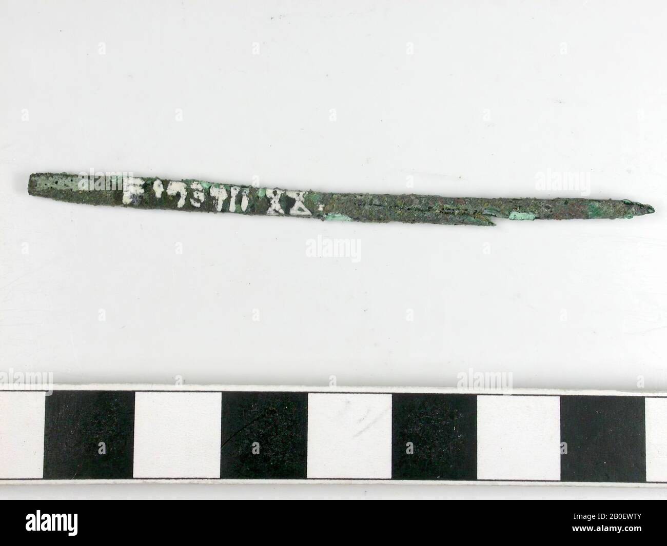 tool, chisel, chisel, bronze, length: 7.6 cm, Old Kingdom, 3rd Dynasty, Egypt Stock Photo