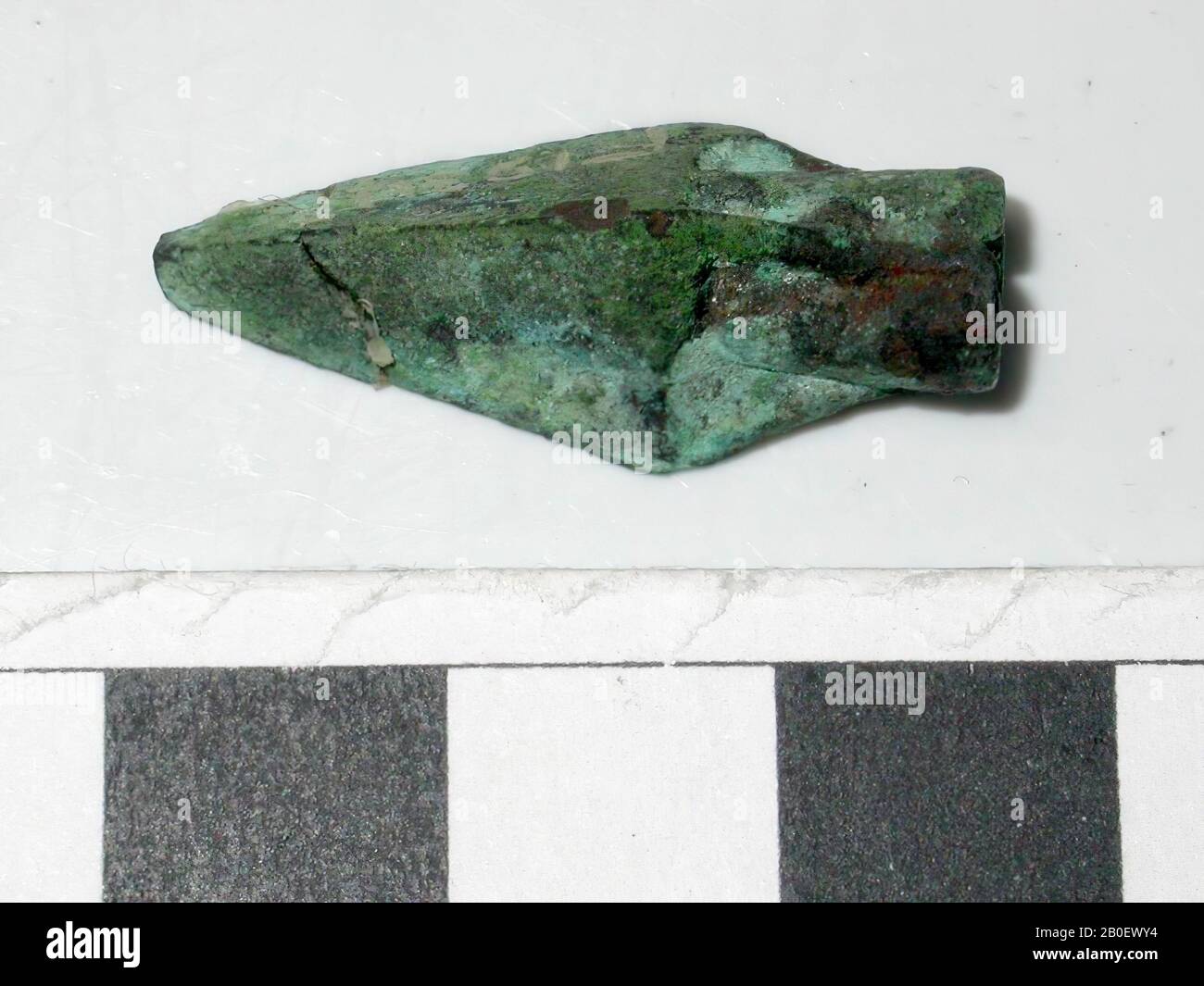 arrowhead, trifoliate, arrowhead, bronze, Length: 2.6 cm, Late Period, Persian time, Egypt Stock Photo
