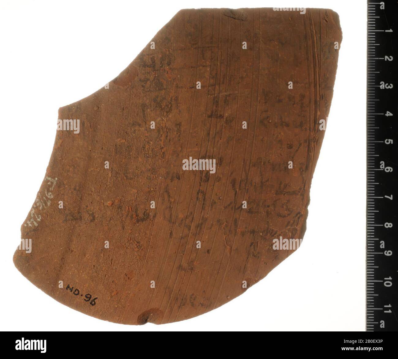 bill, ostracon, demotic, earthenware, 9,4 x 11,7 cm, Greco-Roman Period, Ptolemae, Egypt Stock Photo