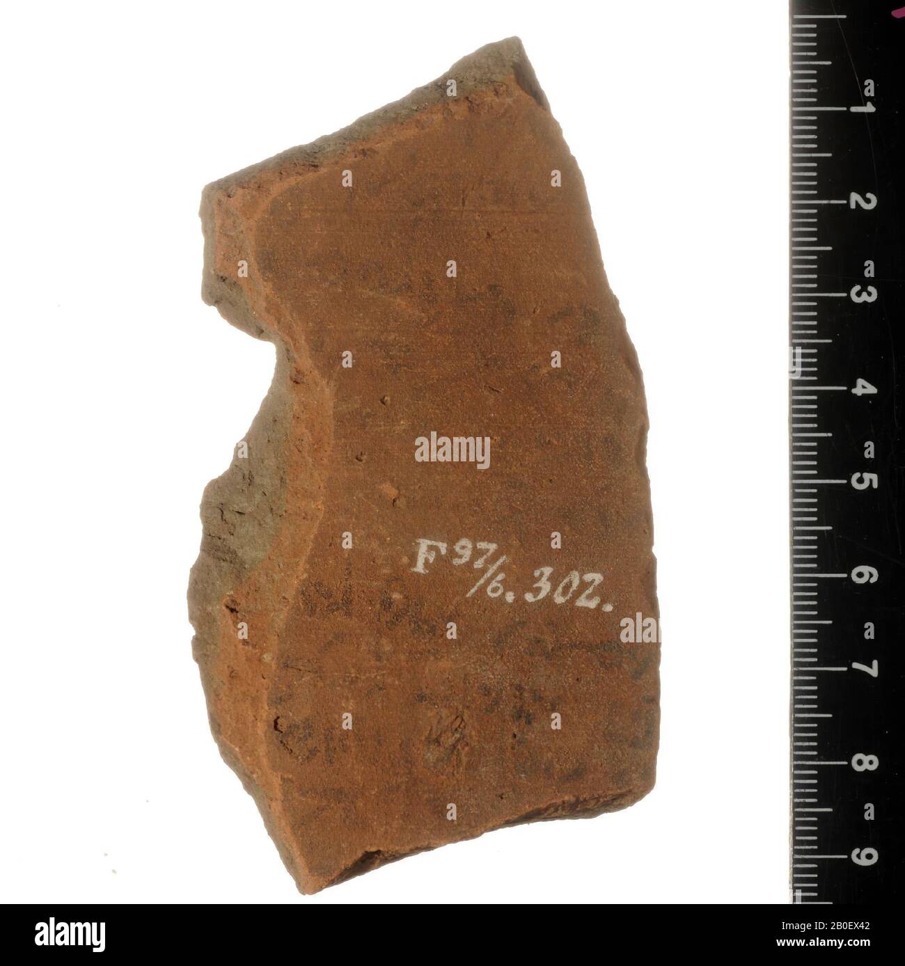 bill, grain, ostracon, demotic, pottery, 5,1 x 7,5 cm, Greco-Roman Period, Ptolemae, Egypt Stock Photo