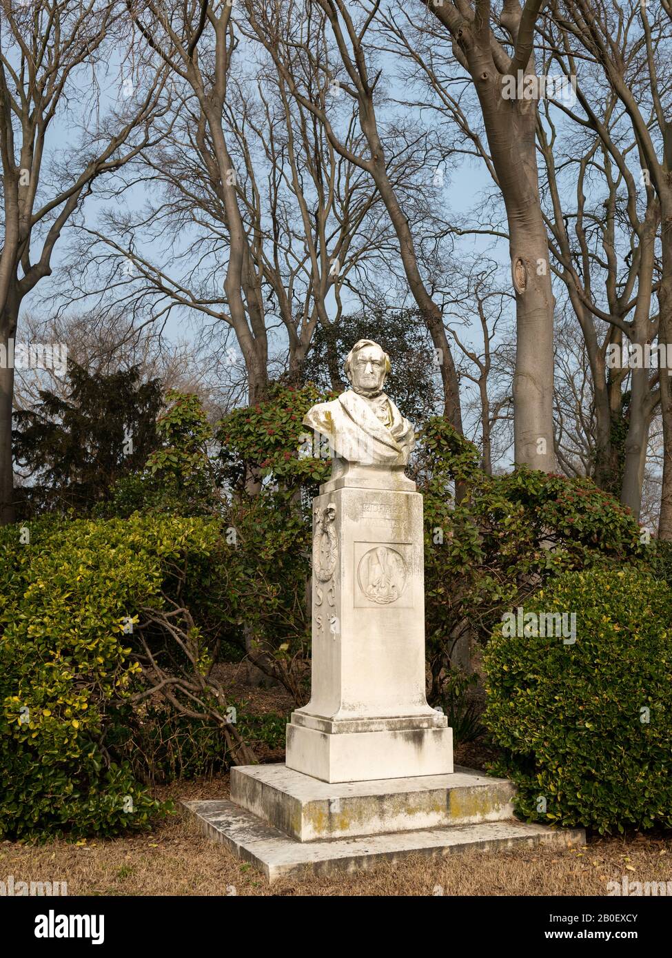 Monument of the german composer Richard Wagner in Venice on a sunny day in  winter Stock Photo - Alamy