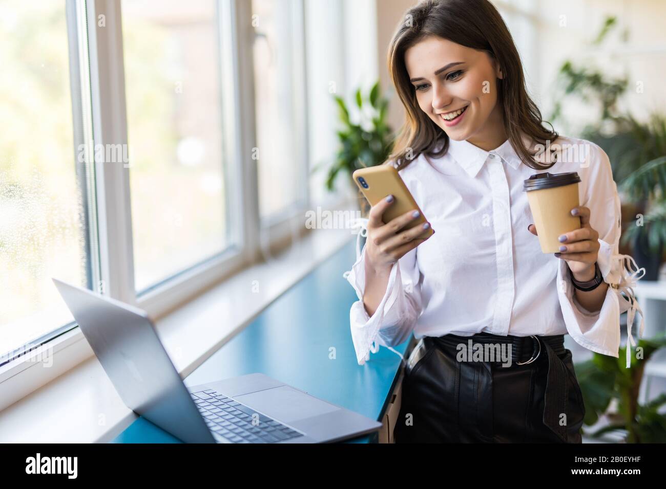 Drink Coffee In Office