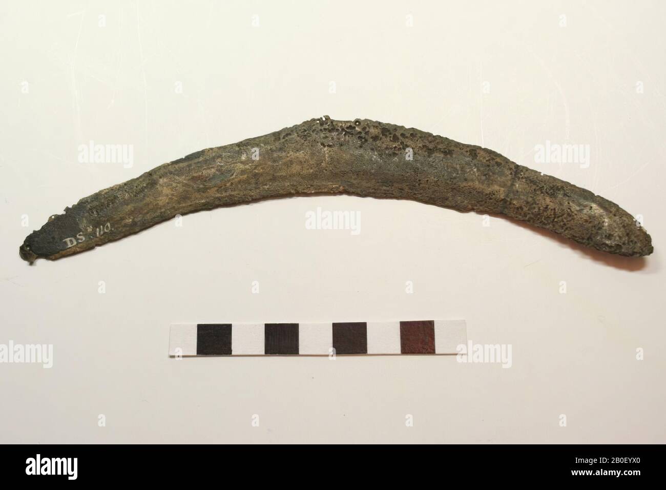 Ancient Europe, knife, metal, bronze, 17.8 x 2.4 x 0.1 cm, prehistory, Denmark Stock Photo