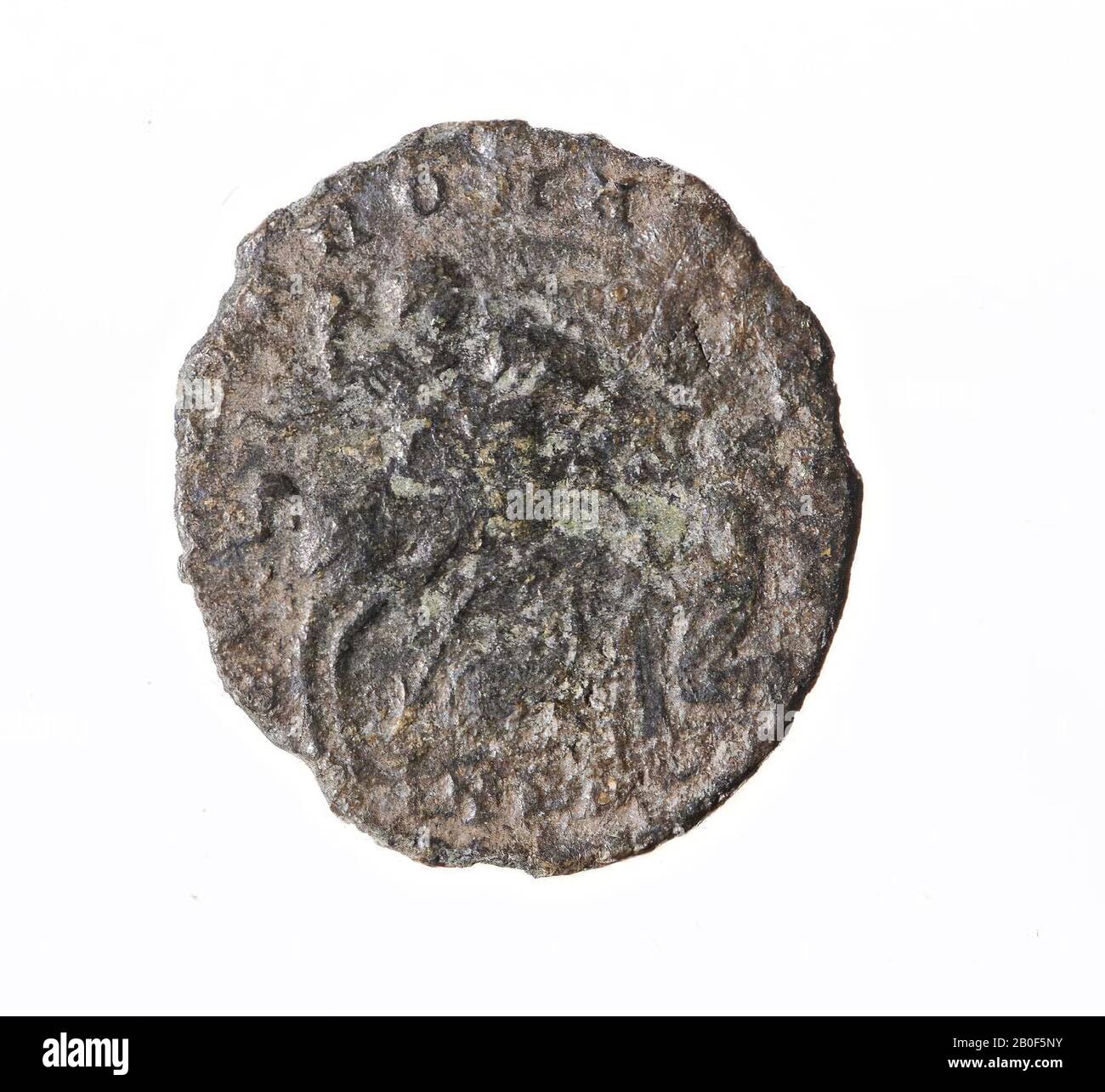 Vz: bust, bareheads, no, behind A, DN MAGNEN - TIUS [PF AUG], Kz: emperor  on horseback a barbarian with a spear killing, GLORIA ROMANORVM, coin,  aes-II, Magnentius, metal, copper , Diam. 21x23