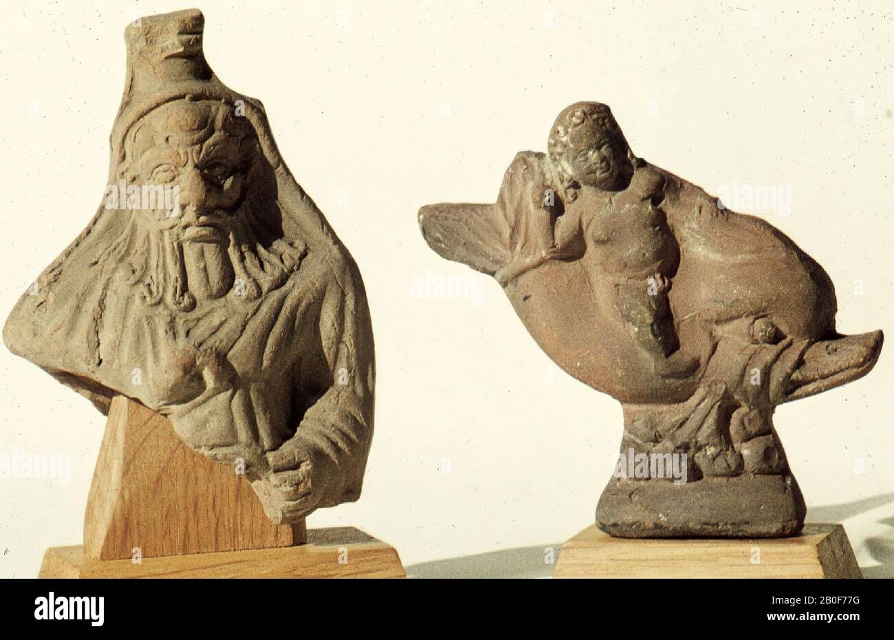 Priapus, Min, standing, votive statue, terracotta, 11,5 cm, GrecoRoman