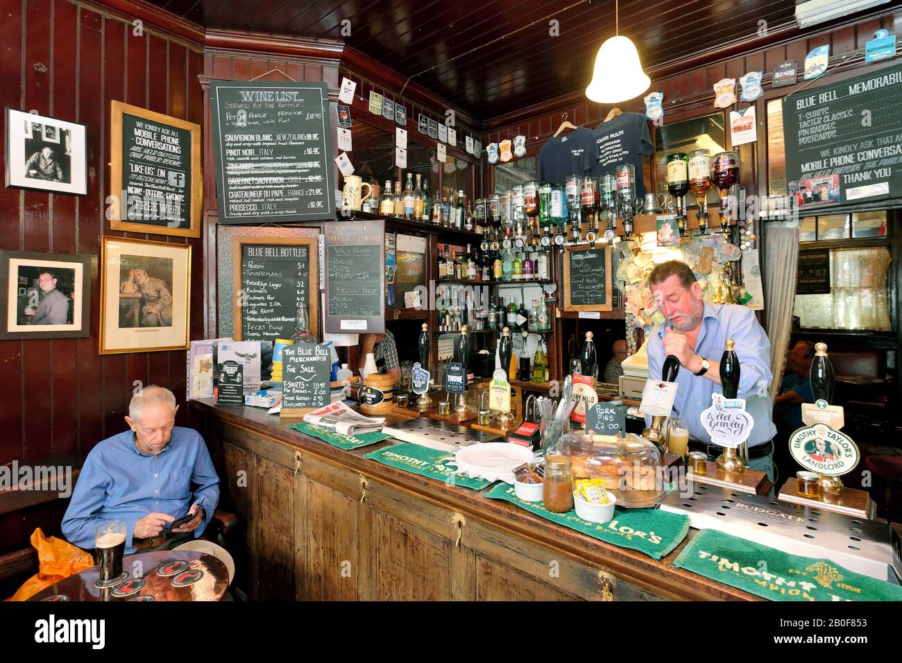 The Blue Bell Pub / Public House / Bar, York, North Yorkshire, England, UK, Europe Stock Photo