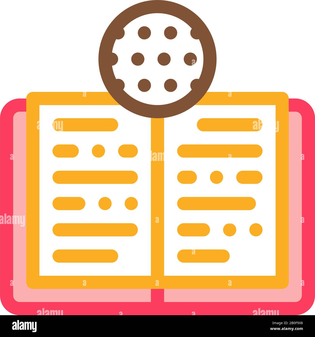 Golf Rules Book Icon Vector Outline Illustration Stock Vector