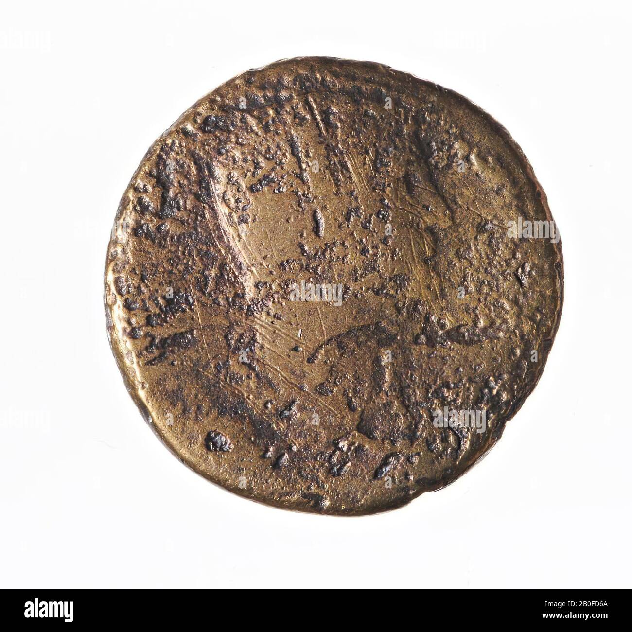 Classical antiquity, coin, sestertius, Hadrian, metal, copper, Diam., 29 mm, wt., 19.76 gr, roman 117-138 Stock Photo