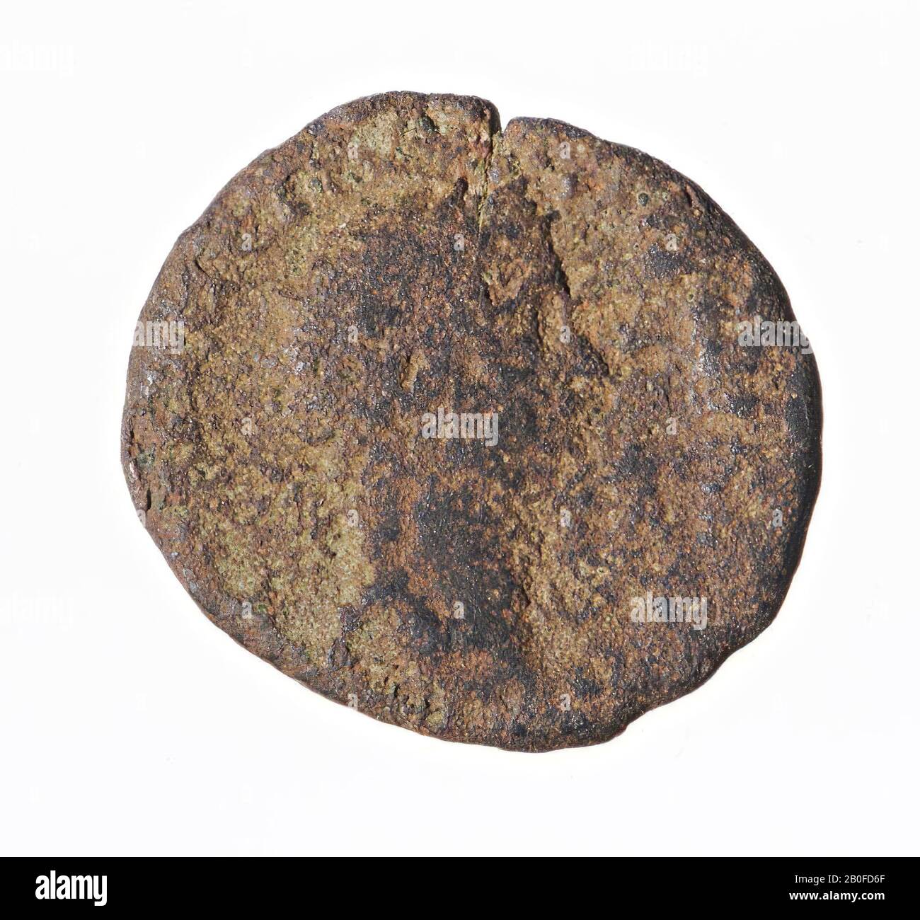 Classical antiquity, coin, dupondius, Antoninus Pius, metal, copper, Diam., 22x25 mm, wt., 6.95 gr, roman 138-161 Stock Photo