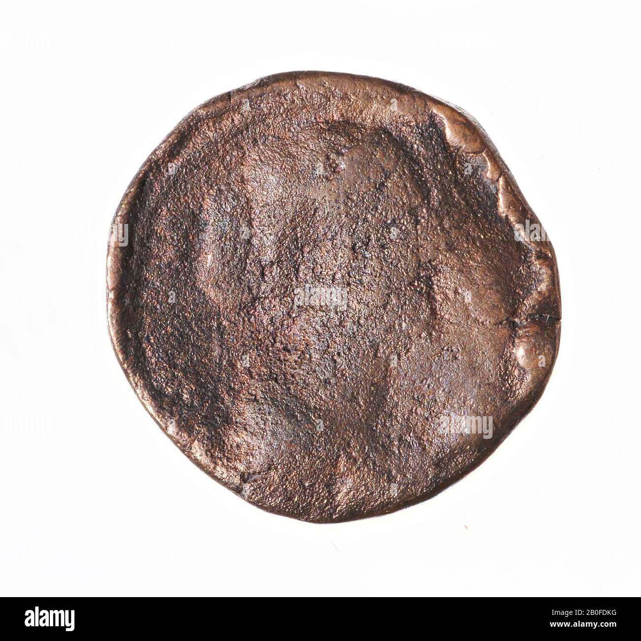 Classical antiquity, coin, ash, Faustina II, Antoninus Pius, metal, copper, Diam., 25 mm, wt., 11.14 gr, roman 145-146 Stock Photo