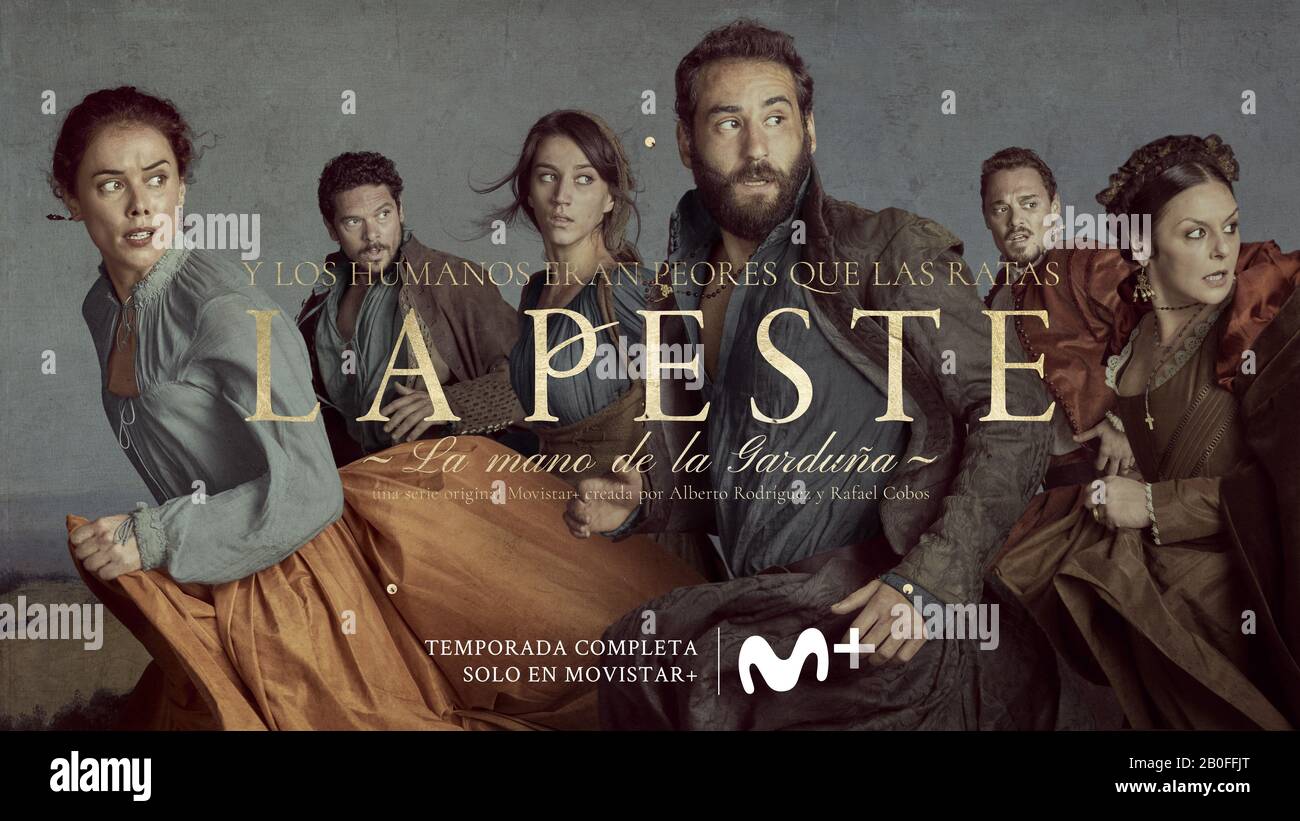 La Peste TV Series 2018 - ) Spain Created by Rafael Cobos, Alberto  Rodríguez 2019 Season 2 Patricia López Arnaiz, Pablo Molinero, Paco Leon,  Federico Aguado, Estefanía de los Santos Poster (Spain Stock Photo - Alamy