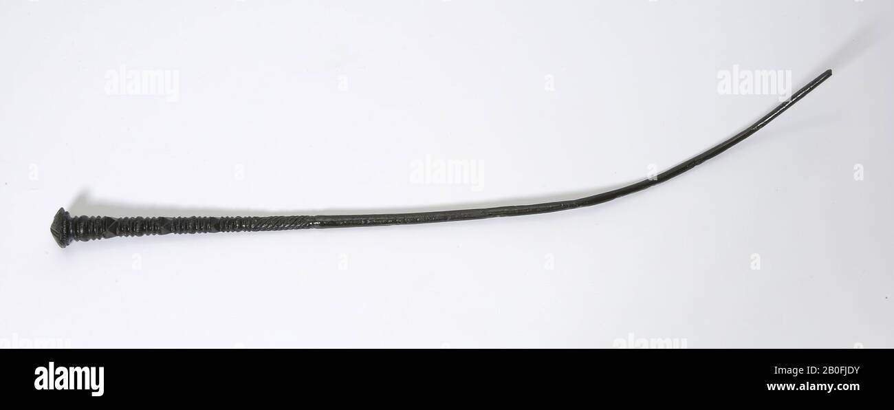 hair needle, hair needle, metal, 24 x 1 cm, vmeb 375-450