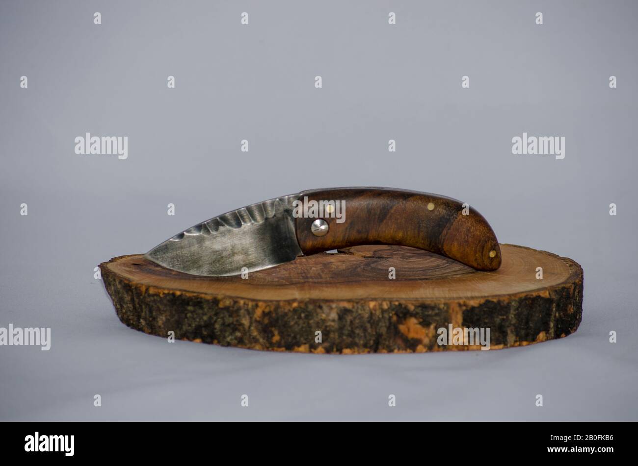 Folding Knife Bushcraft Stock Photo Alamy