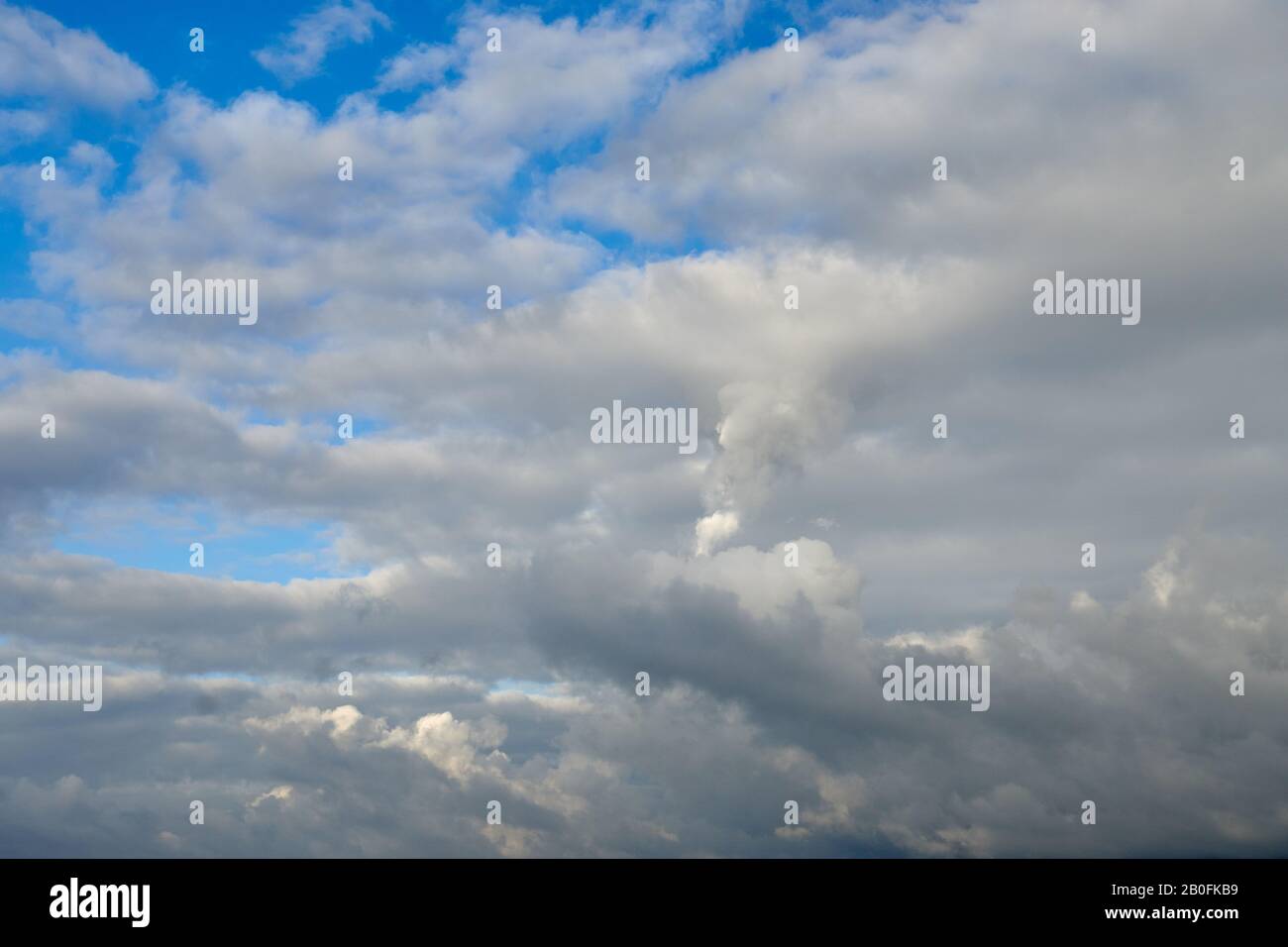 Dark clouds background. Dramatic cloudy sky. Stock Photo
