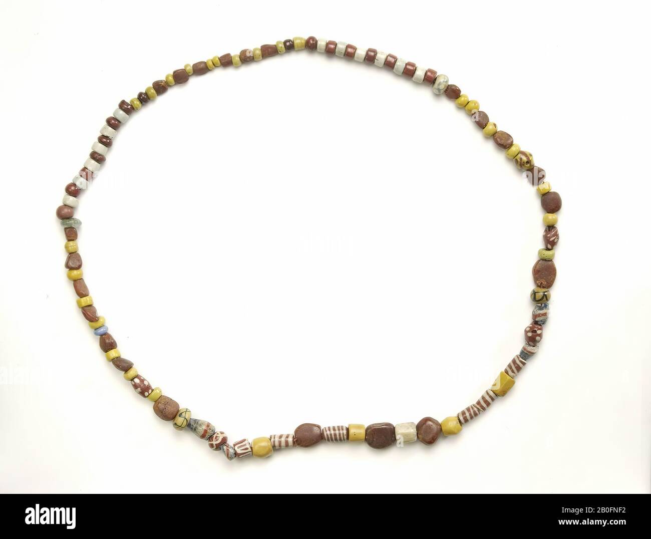 Wooden Multi Layer Cube Round Beaded Blue & Yellow Long 5 Layered Opera Necklace