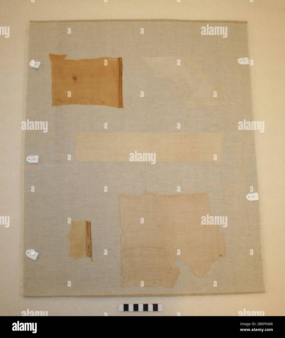 fabric, lining, fabric, linen, 18 x 21 cm, Egypt Stock Photo