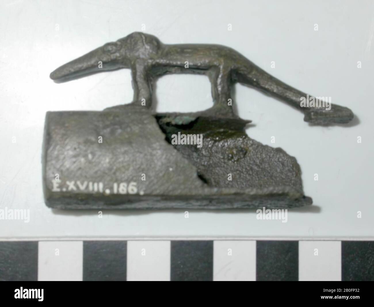 ichneumon, standing, bronze, animal, bronze, height: 2.1 cm, depth: 7.2 cm, Late Period (?), Egypt Stock Photo