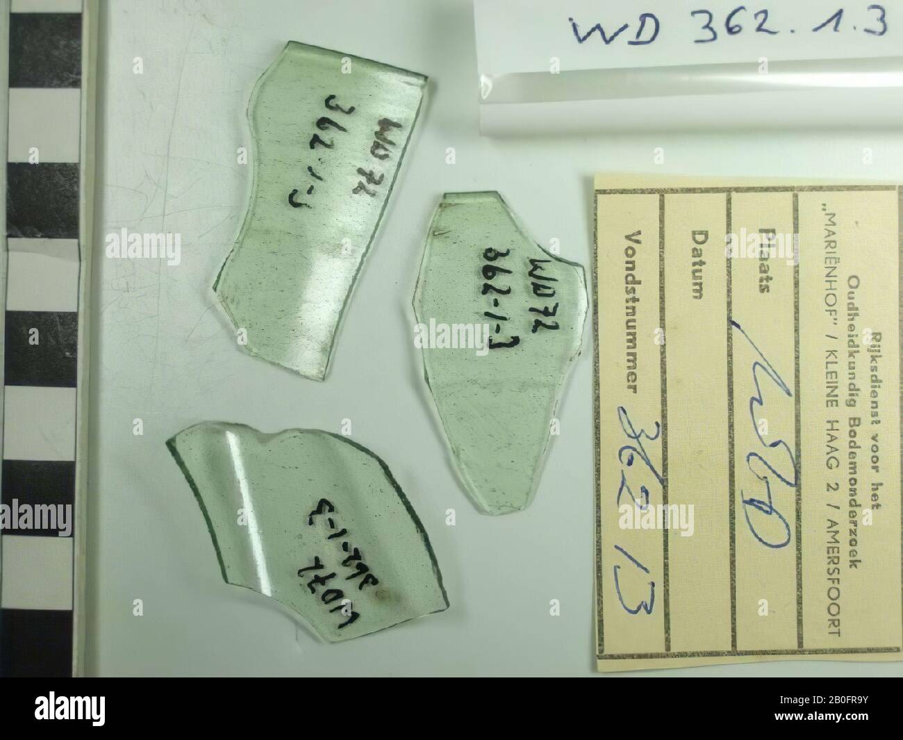 Fragments Of Glass Probably Of Funnel Beaker 1 Fragment Of Wall Dimensions 3 6 X 2 7 Cm 2 Edges Of Shard Height Each Time About 3 7 Cm Fragments Glass See Description Vmec 750