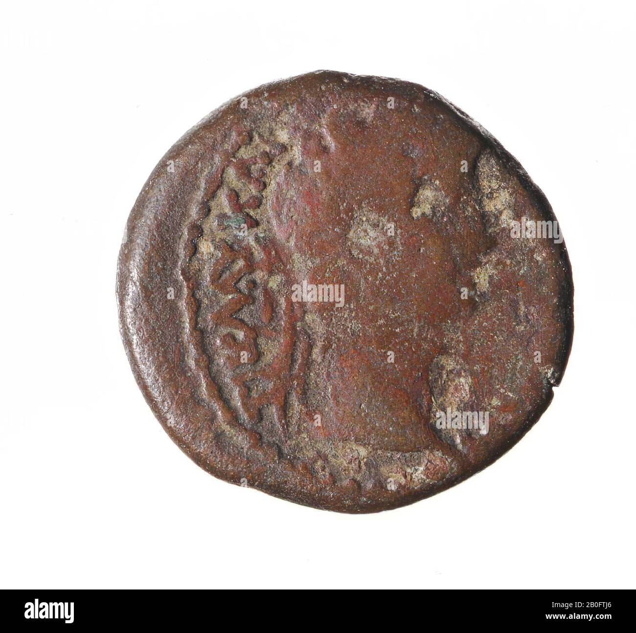 coin, aes-19, Claudius I, Vz: Claudiuskop r., TI KLAU KAI [SEBAS GER Stock Photo