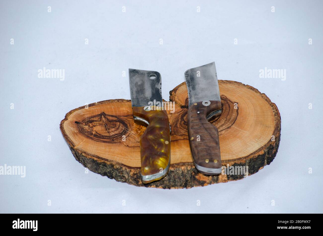 Folding Knife Bushcraft Stock Photo Alamy