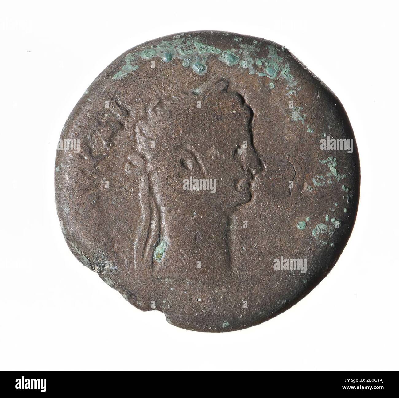 coin, aes-24, Claudius I, Vz: Claudiuskop r., [TI KLAU Stock Photo